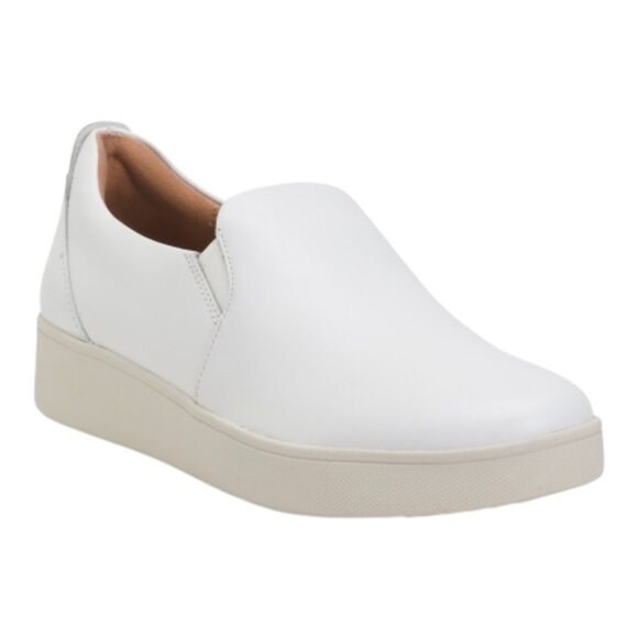 FITFLOP Leather Rally Slip On Skate Sneakers size various